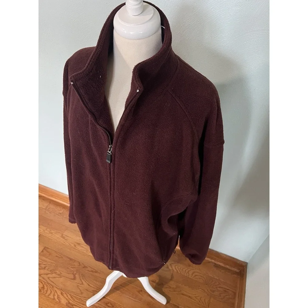 Winners Full Zip Fleece Jacket Cozycore Streetwear Southern Layering Sz‎ L